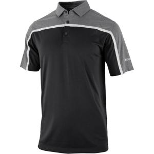 imageColumbia Golf Mens OmniWick Gallery PoloBlackCool Grey