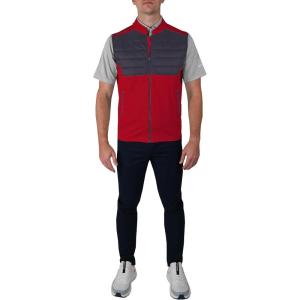 imageColumbia Golf Mens OmniWick In The Element Full Zip VestIntense Red