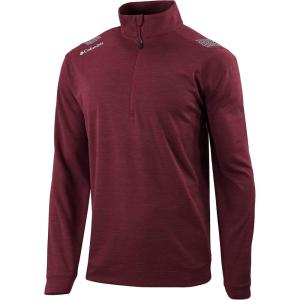 imageColumbia Golf Mens OmniWick Oakland Downs 14 ZipDeep Maroon
