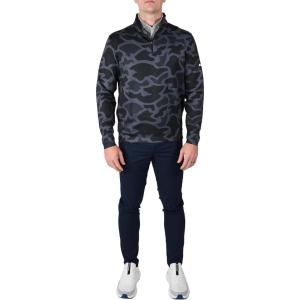 imageColumbia Golf Mens OmniWick Printed Wickhams Hills PulloverCamo Black
