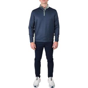 imageColumbia Golf Mens OmniWick Printed Wickhams Hills PulloverPrinted Dark Mountain