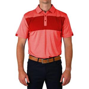 imageColumbia Golf Mens OmniWick Total Control Polo PoloIntense Red