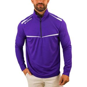 imageColumbia Golf OmniWick Scorecard 14 Zip Long Sleeve PulloverPurple