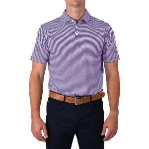 imageColumbia Mens Golf Club Invite Polo Omni Wick Lightweight Short Sleeve ShirtUw Purple