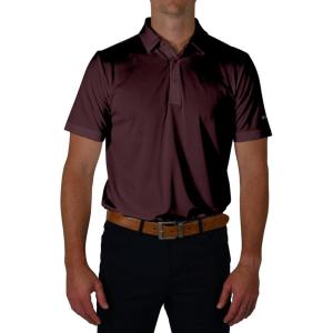 imageColumbia Mens Golf Drive Polo Shirt Omni Wick Performance Breathable Short SleeveMaroon