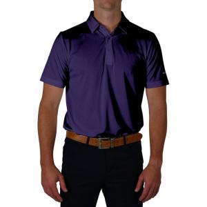 imageColumbia Mens Golf Drive Polo Shirt Omni Wick Performance Breathable Short SleevePurple