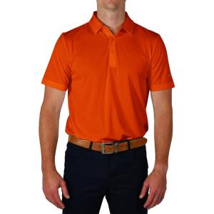 imageColumbia Mens Golf Drive Polo Shirt Omni Wick Performance Breathable Short SleeveState Orange