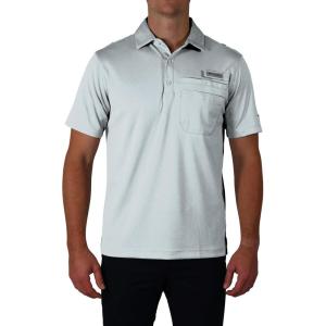 imageColumbia Mens Golf Flycaster Pocket Polo Shirt Omni Wick Breathable Short SleeveDaydream