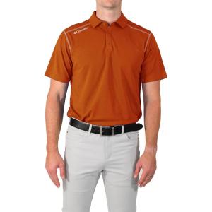 imageColumbia Mens Golf Shotgun Polo Omni Wick Performance Breathable Short SleeveCedar