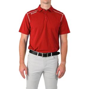 imageColumbia Mens Golf Shotgun Polo Omni Wick Performance Breathable Short SleeveIntense Red