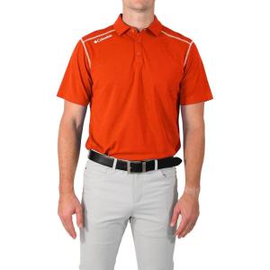 imageColumbia Mens Golf Shotgun Polo Omni Wick Performance Breathable Short SleeveState Orange
