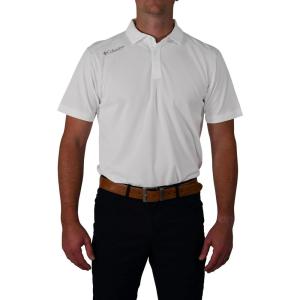 imageColumbia Mens Golf Shotgun Polo Omni Wick Performance Breathable Short SleeveWhite