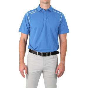 imageColumbia Mens Golf Shotgun Polo Omni Wick Performance Breathable Short SleeveWhite Cap