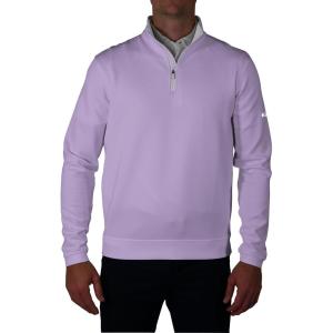 imageColumbia Mens Golf Wickhams Hills Quarter Zip OMNI WICK PulloverFrosted Purple