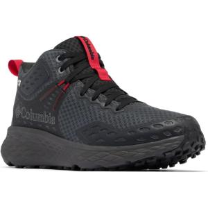 imageColumbia Mens Konos TRS Outdry Mid Running ShoeDark GreyMountain Red