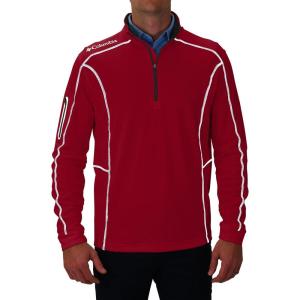 imageColumbia Mens OMNI WICK Shotgun 14 Zip Pullover Breathable Long SleeveBeet