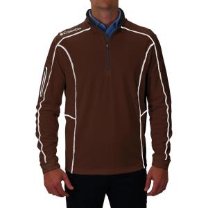 imageColumbia Mens OMNI WICK Shotgun 14 Zip Pullover Breathable Long SleeveBrown