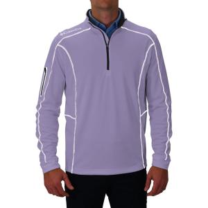 imageColumbia Mens OMNI WICK Shotgun 14 Zip Pullover Breathable Long SleeveFrosted Purple