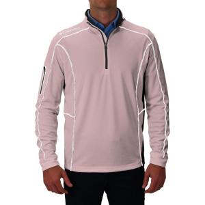 imageColumbia Mens OMNI WICK Shotgun 14 Zip Pullover Breathable Long SleevePink Dawn