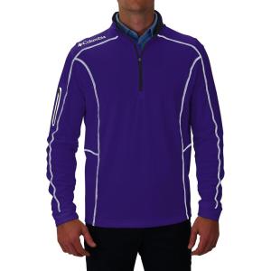 imageColumbia Mens OMNI WICK Shotgun 14 Zip Pullover Breathable Long SleevePurple