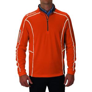 imageColumbia Mens OMNI WICK Shotgun 14 Zip Pullover Breathable Long SleeveState Orange