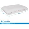 imageColumbia Ultimate Down Performance Pillow with OmniWick Moisture Wicking Technology  Sleep Cool Dry Comfortable  StandardQueen BackStomach Sleeper 1 PillowStandard Pack of 1