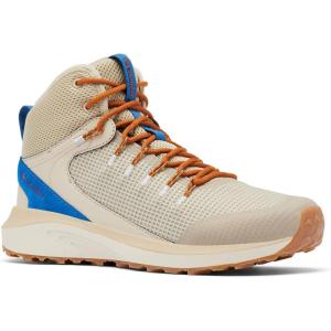 imageColumbia Mens Trailstorm Mid Waterproof Hiking ShoeAncient FossilAutumn Orange