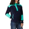 imageColumbia Womens Benton Springs Crop PulloverDark NocturnalElectric Turquoise