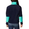 imageColumbia Womens Benton Springs Crop PulloverDark NocturnalElectric Turquoise