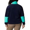 imageColumbia Womens Benton Springs Crop PulloverDark NocturnalElectric Turquoise