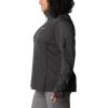 imageColumbia Womens W Park View Grid Fleece 12 ZipBlack Heather