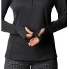 imageColumbia Womens W Park View Grid Fleece 12 ZipBlack Heather