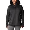 imageColumbia Womens W Park View Grid Fleece 12 ZipBlack Heather