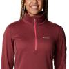 imageColumbia Womens W Park View Grid Fleece 12 ZipBright Geranium Heather