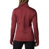 imageColumbia Womens W Park View Grid Fleece 12 ZipBright Geranium Heather