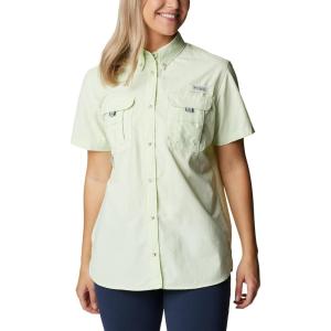 imageColumbia Womens Bahama Short Sleeve ShirtLight Lime