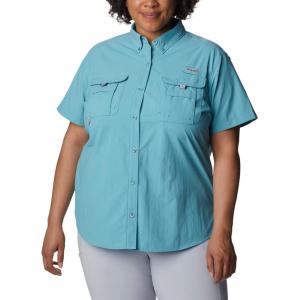 imageColumbia Womens Bahama Short Sleeve ShirtSea Wave