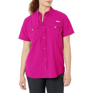 imageColumbia Womens Bahama Short Sleeve ShirtWild Fuchsia