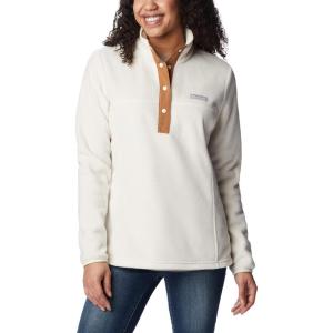 imageColumbia Womens Benton Springs Half Snap PulloverChalkChalkCamel Brown