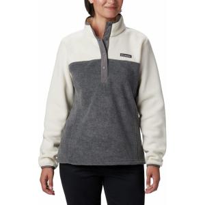 imageColumbia Womens Benton Springs Half Snap PulloverCity Grey HeatherChalk