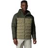 imageColumbia Mens Grand Trek Iii Down Hooded JacketStone GreenGreenscape