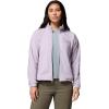 imageColumbia Womens Benton Springs Relaxed Full ZipLavender Pearl