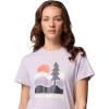 imageColumbia Womens Ruby Springs Graphic Fitted Short SleeveLavender PearlGet Hiked