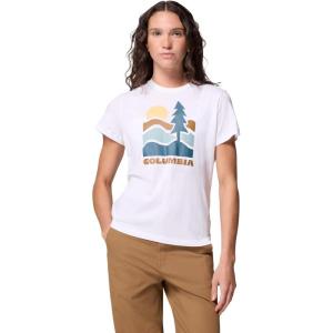 imageColumbia Womens Ruby Springs Graphic Fitted Short SleeveWhiteGet Hiked