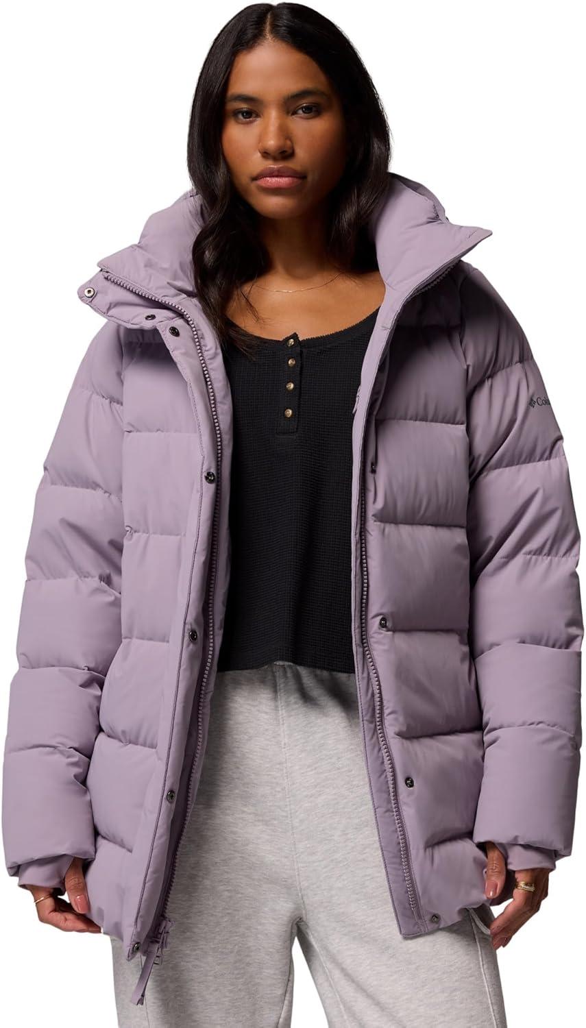 imageColumbia Womens Amaze Puff Mid Hooded JacketShale Purple