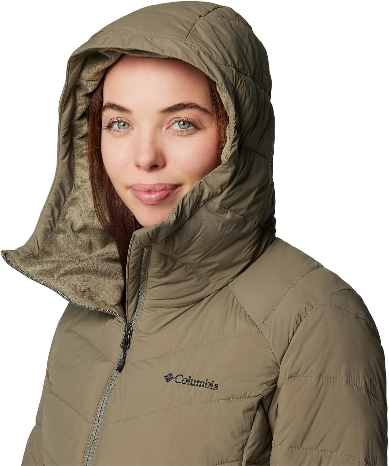 imageColumbia womens Joy Peak Ii Mid JacketStone Green