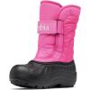 imageColumbia UnisexChild Powderbug Snowlite Strap Hiking BootPink IceSatin Pink