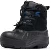 imageColumbia UnisexChild Youth Powderbug Alpine Waterproof Snow BootDark GreyMountain Blue