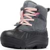 imageColumbia UnisexChild Youth Powderbug Alpine Waterproof Snow BootGraphitePink Haze