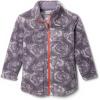 imageColumbia Girls West Bend Printed Full ZipShale Purple Rosecity